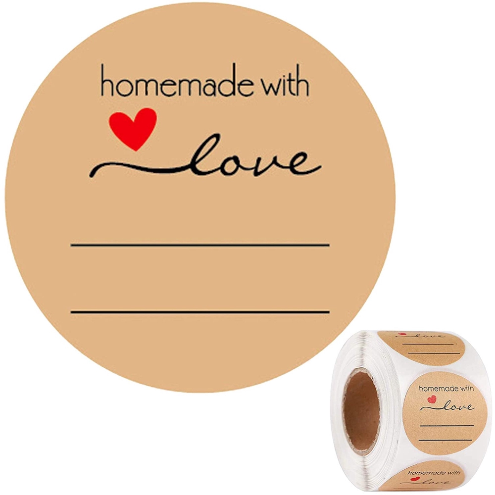 Handmade with love sticker - Heegel