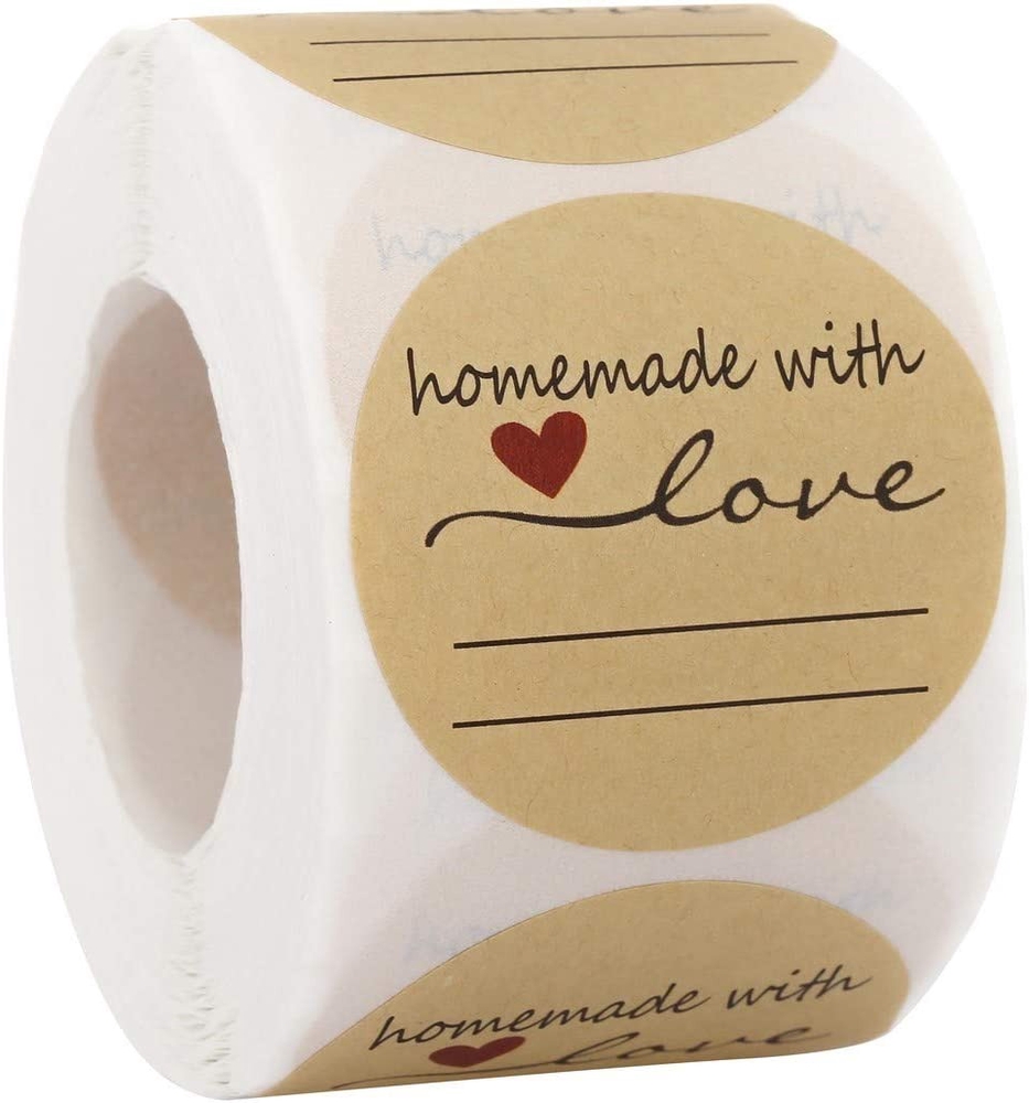 Handmade with love sticker - Heegel